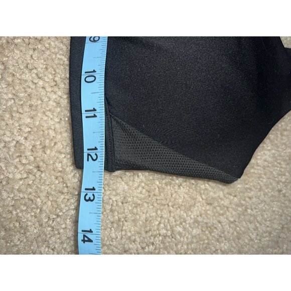 Nike Dri FIT  Black Sports Bra With Adjustable Straps Hook Closure High Impact - Picture 2 of 4